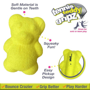 Nylabone - Tennis Teddy Gripz Bear with Speaker-Southern Agriculture