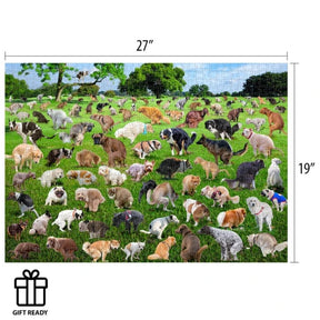 101 Pooping Puppies 1,000 Piece Puzzle-Southern Agriculture