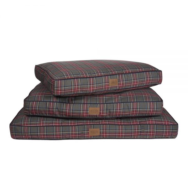 Carolina Pet - Pendleton Grey Stewart Tartan Plaid Pet Napper Dog Bed