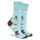 Good Luck Sock - Women's Reading Cats