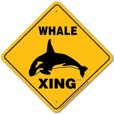 Whale X-ing Sign