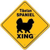 Tibetian Spaniel X-ing Sign