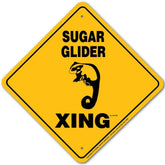 Sugar Glider X-ing Sign