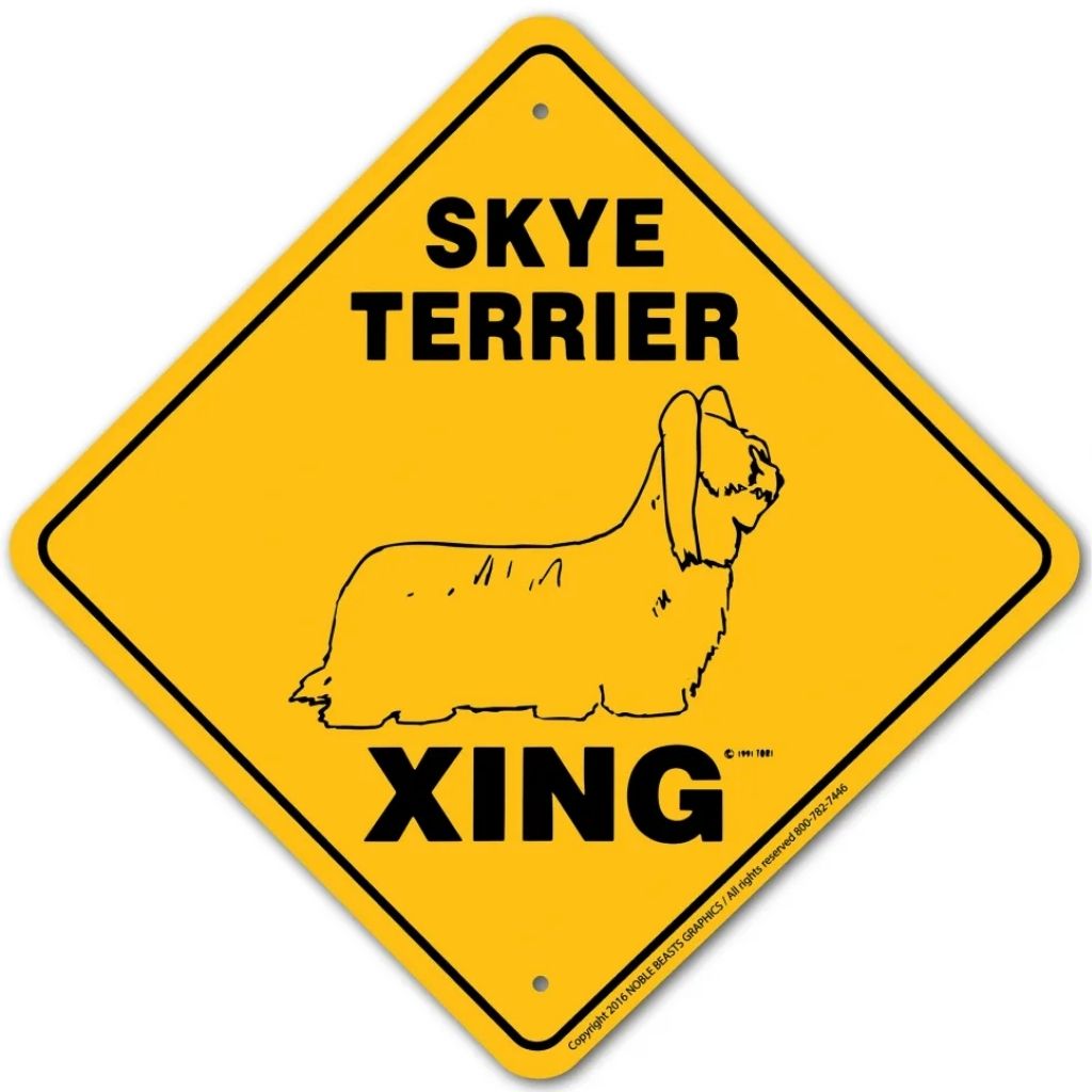 Sign X-ing Skye Terrier