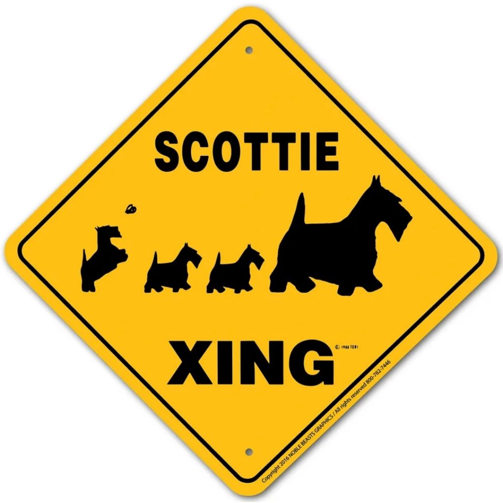 Scottie X-ing Sign