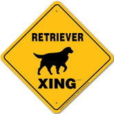 Retriever X-ing Sign