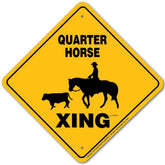 Quarter Horse X-ing Sign