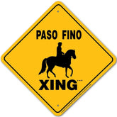 Paso Fino X-ing Sign