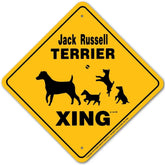 Jack Russell Terrier X-ing Sign