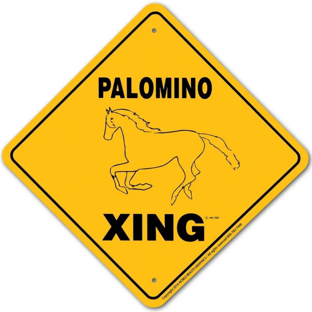 Palomino X-ing Sign