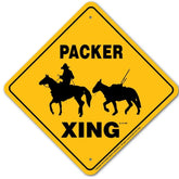 Packer X-ing Sign