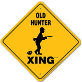 Old Hunter X-ing Sign