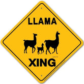 Llama X-ing Sign