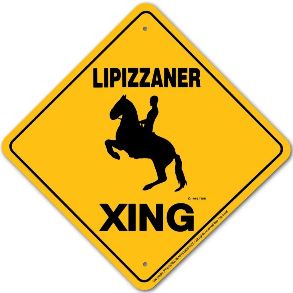 Lipizzaner X-ing Sign