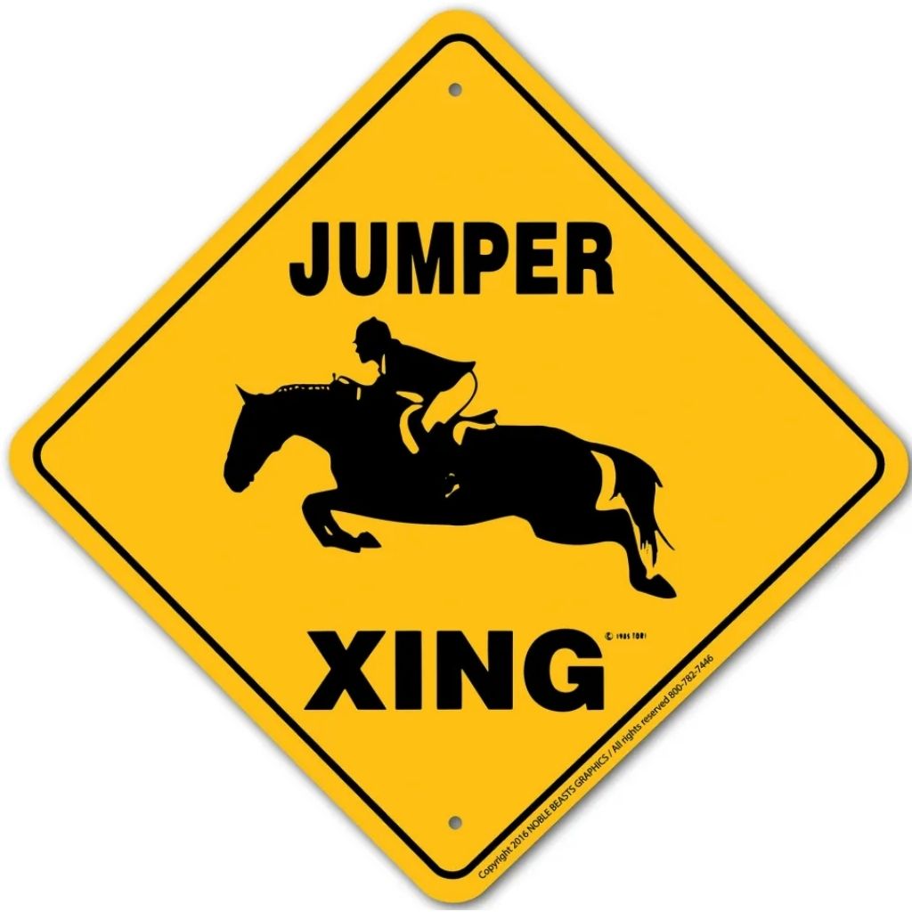 Jumper X-ing Sign