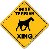 Irish Terrier X-ing Sign