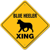 Blue Heeler X-ing Sign