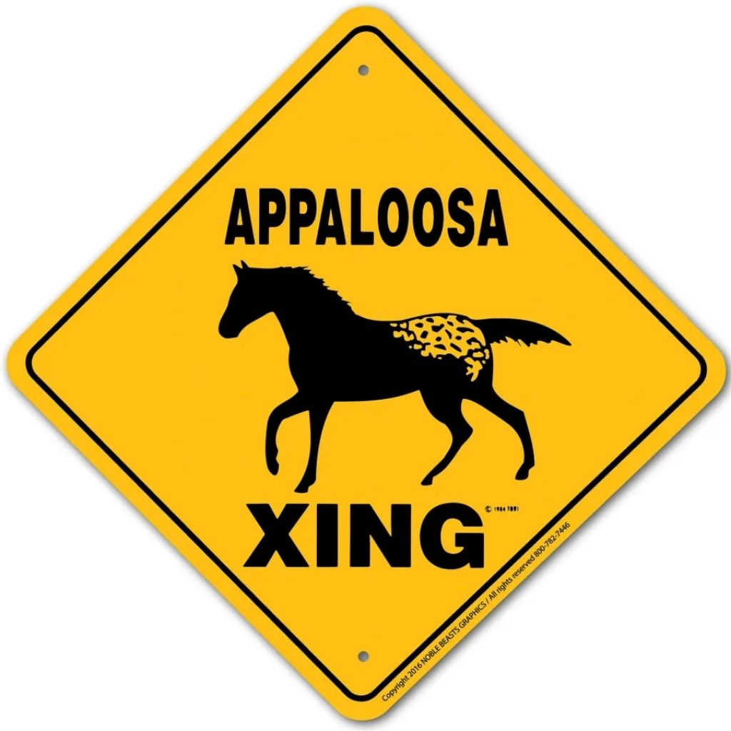 Appaloosa X-ing Sign