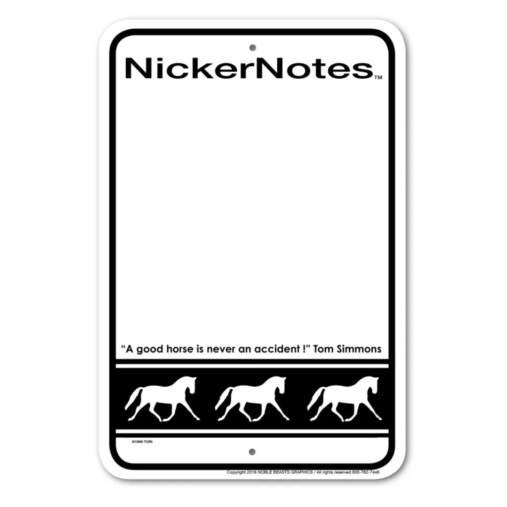 Nicker Notes Sign