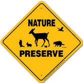 Nature Preserve Sign