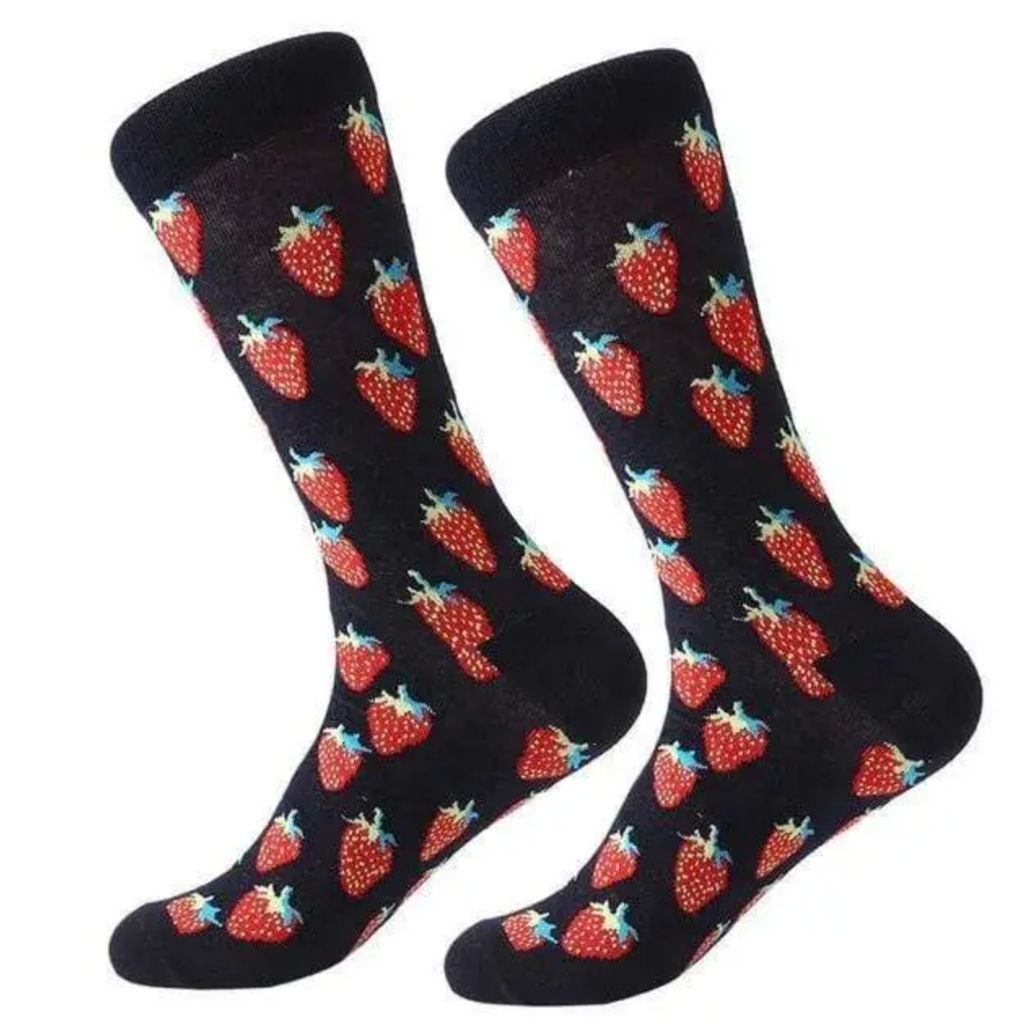 WestSocks - Strawberries on Black