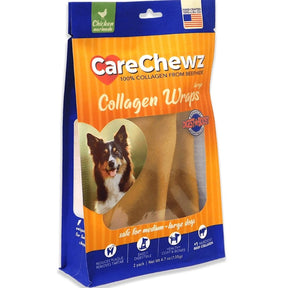 CareChewz Wraps Collagen Chews 2 Pack 6-7"