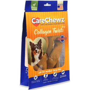 CareChewz Twists Collagen Chews 2 PK 6-7