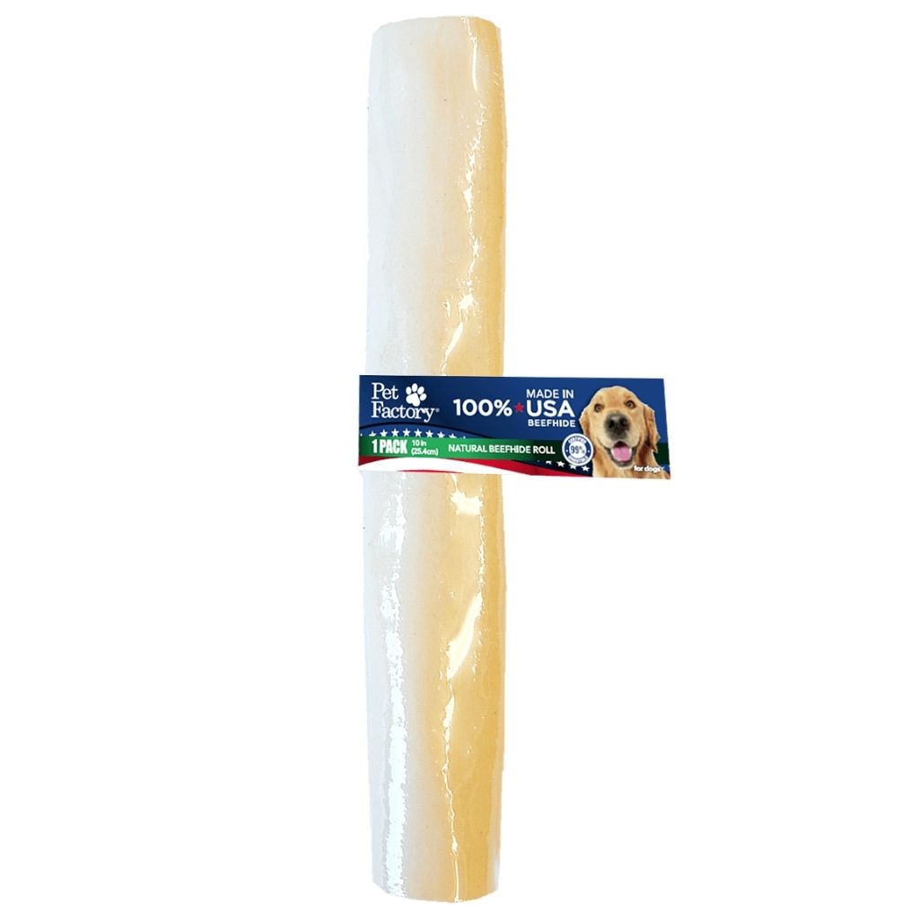 Retriever Roll Rawhide Large 100% Beefhide 10"