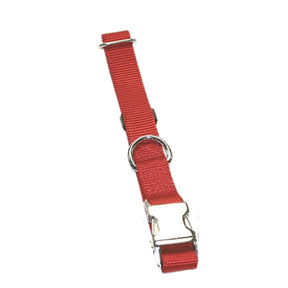 Leather Brothers -Collar Nylon Adjustable With Metal Buckle Medium 3/4"