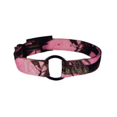 Leather Brothers -Collar Nylon DT Realtree Pink Camo With Center Ring