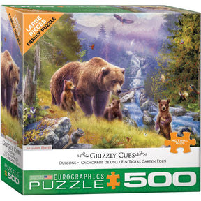 Puzzle Grizzly Cubs