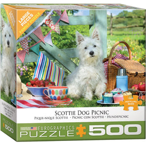 Puzzle Scottie Dog Picnic