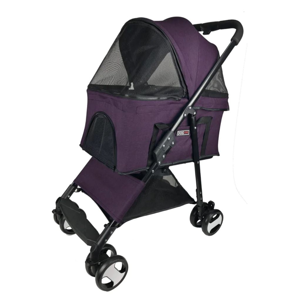 Executive Pet Stroller with a Removable Cradle