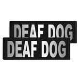 Patches Velcro - DEAF DOG- 2 Pack