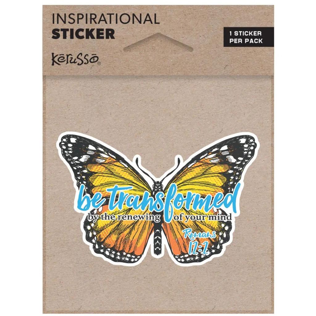 Sticker Inspirational - Butterfly Be Transformed