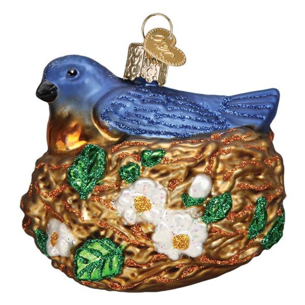 Old World Christmas - Bird in Nest Ornament