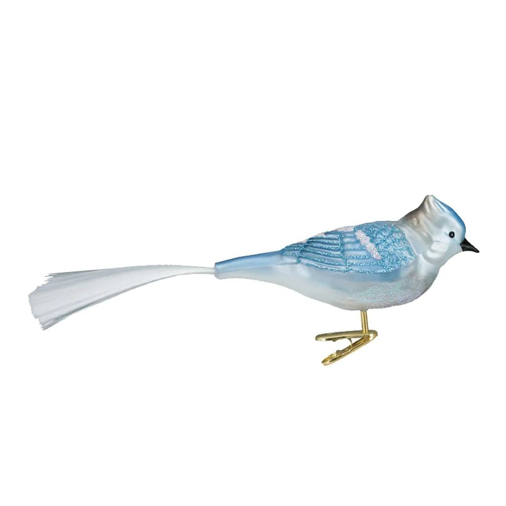 Old World Christmas - Blue Jay Clip-On Ornament