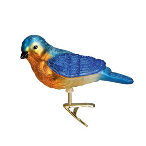 Old World Christmas - Bluebird Clip-On Ornament