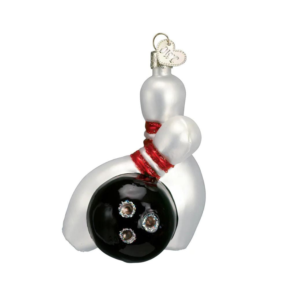 Old World Christmas - Bowling Ball with Pins Ornament