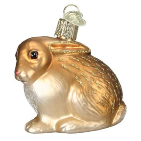 Old World Christmas - Bunny Tan Cottontail Ornament