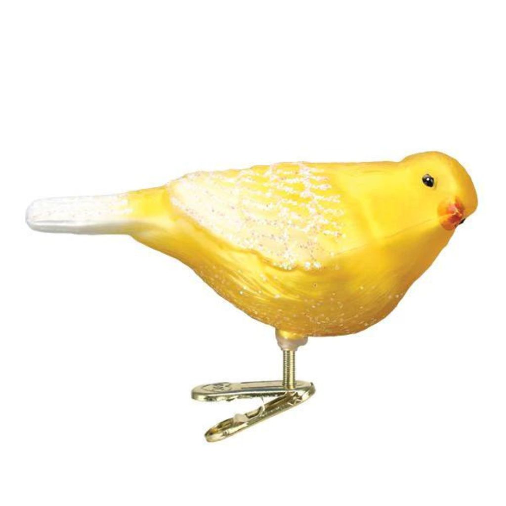 Old World Christmas - Canary Clip-On Ornament