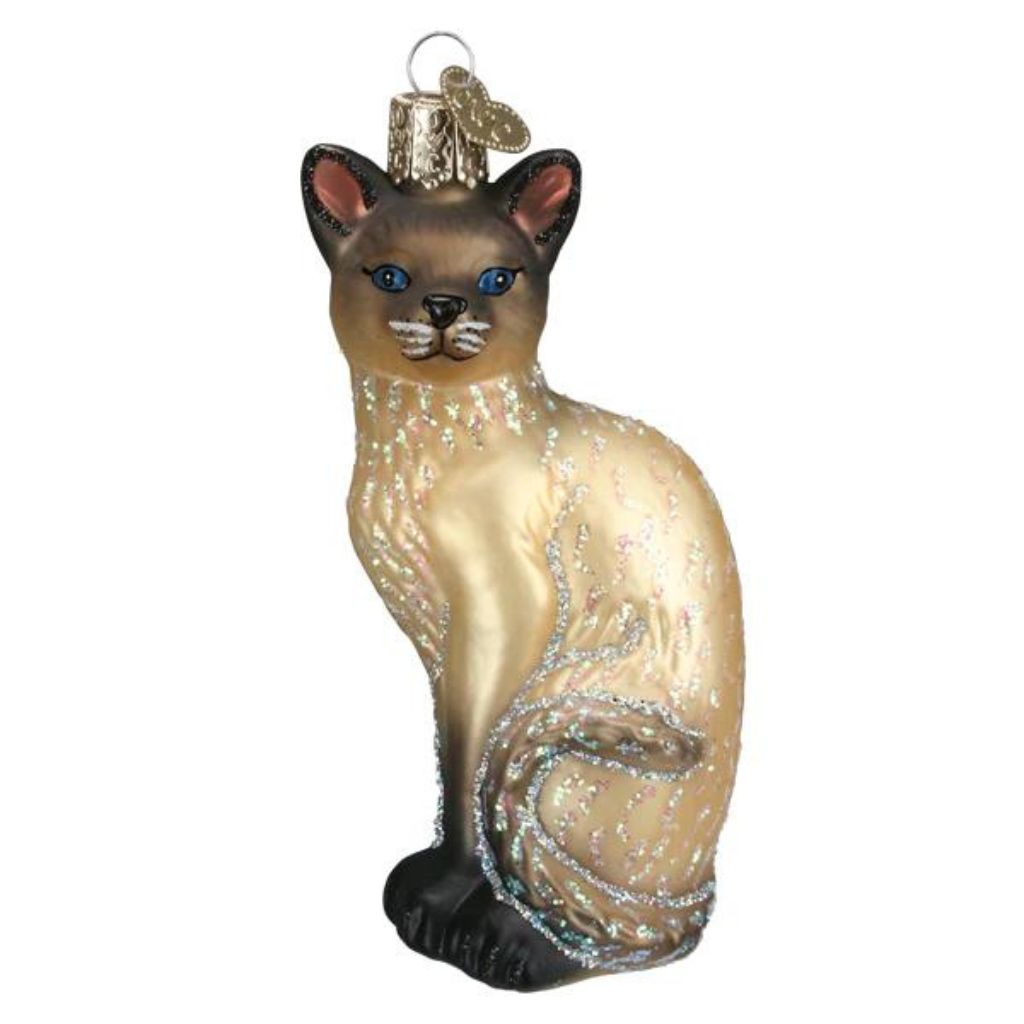 Old World Christmas - Siamese Cat Ornament