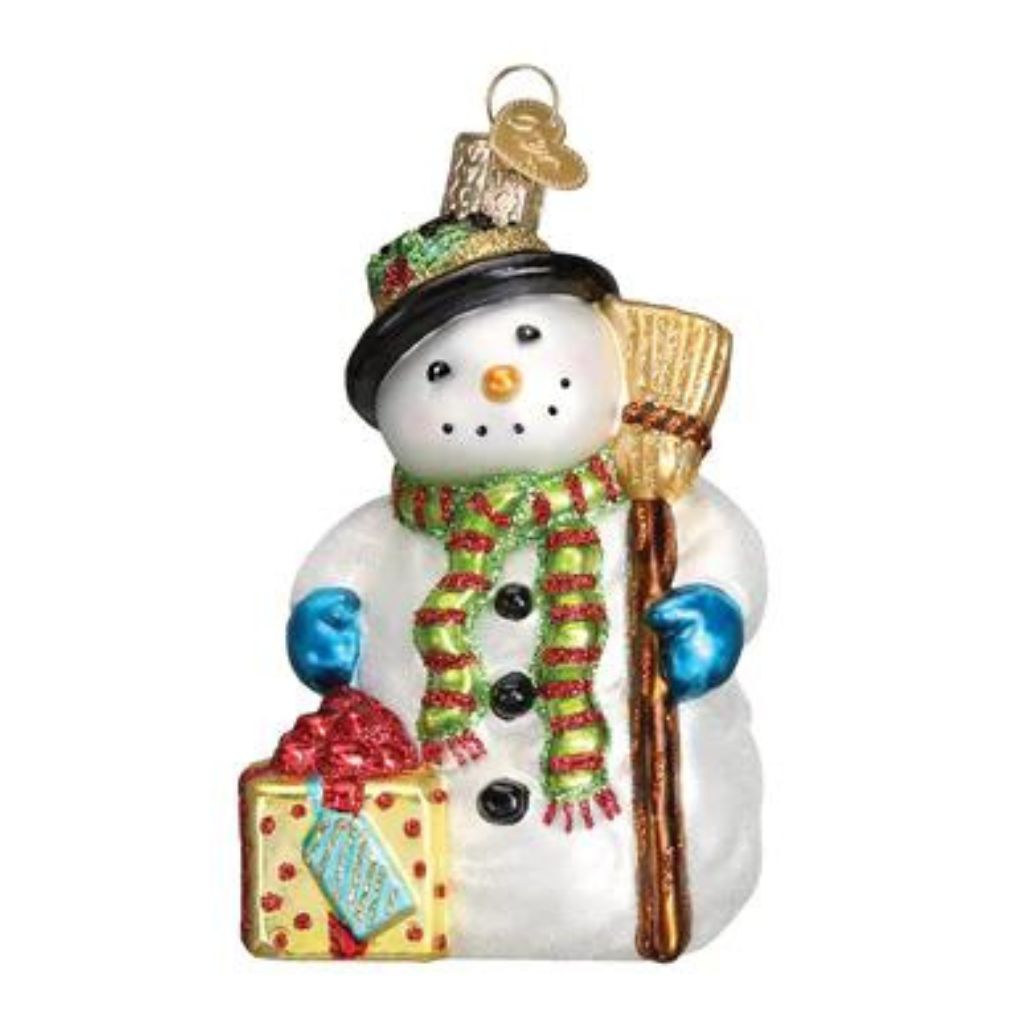 Old World Christmas - Gleeful Snowman Ornament