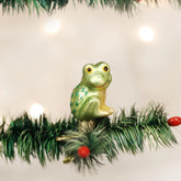 Old World Christmas - Happy Frog Clip-On Ornament