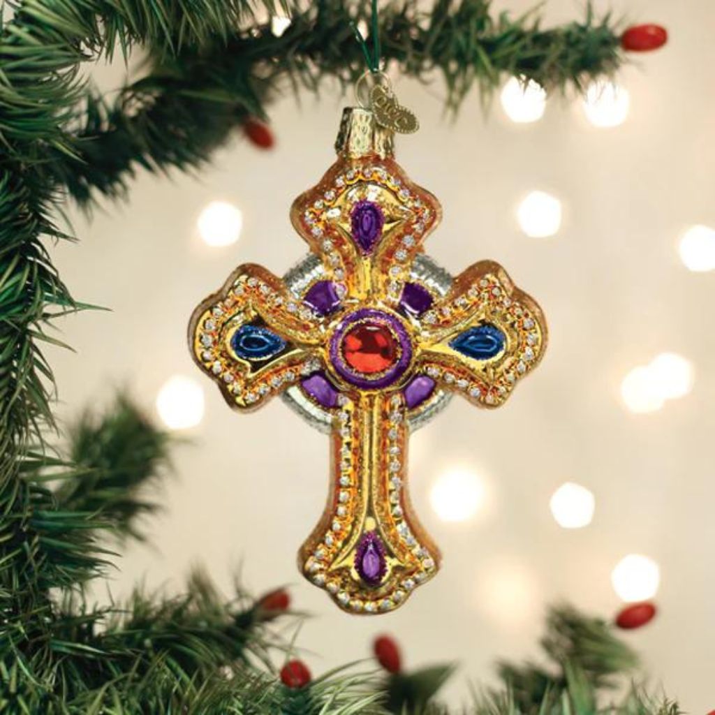 Old World Christmas - Ornate Cross Ornament