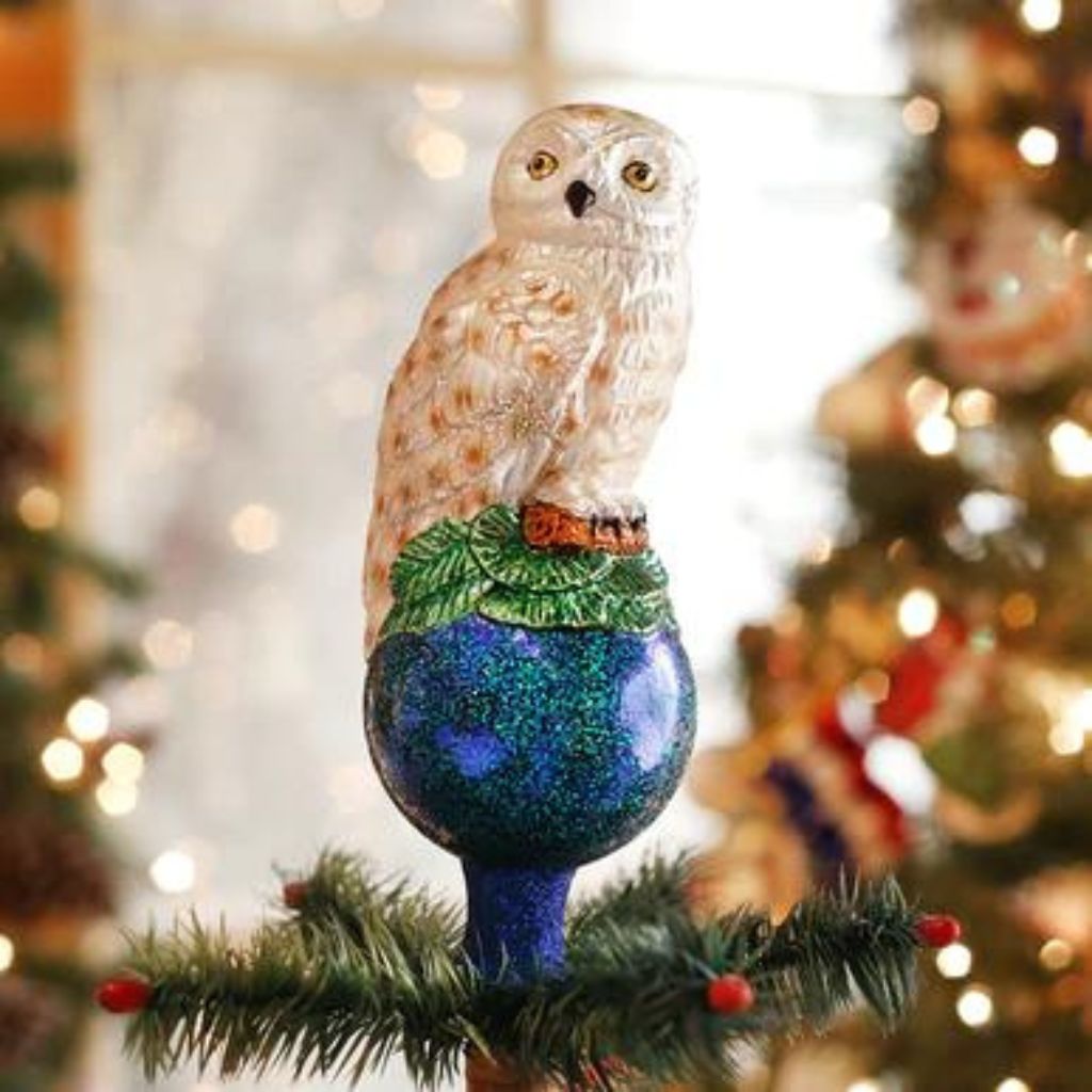 Old World Christmas - Owl Tree Top