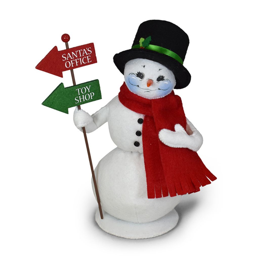 Annalee Snowman North Pole