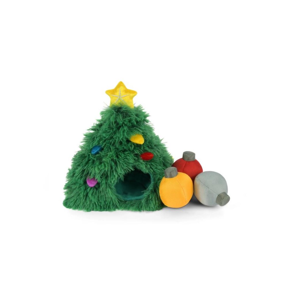 Merry Woofmas Doglas Fir Burrow With Three Ornaments