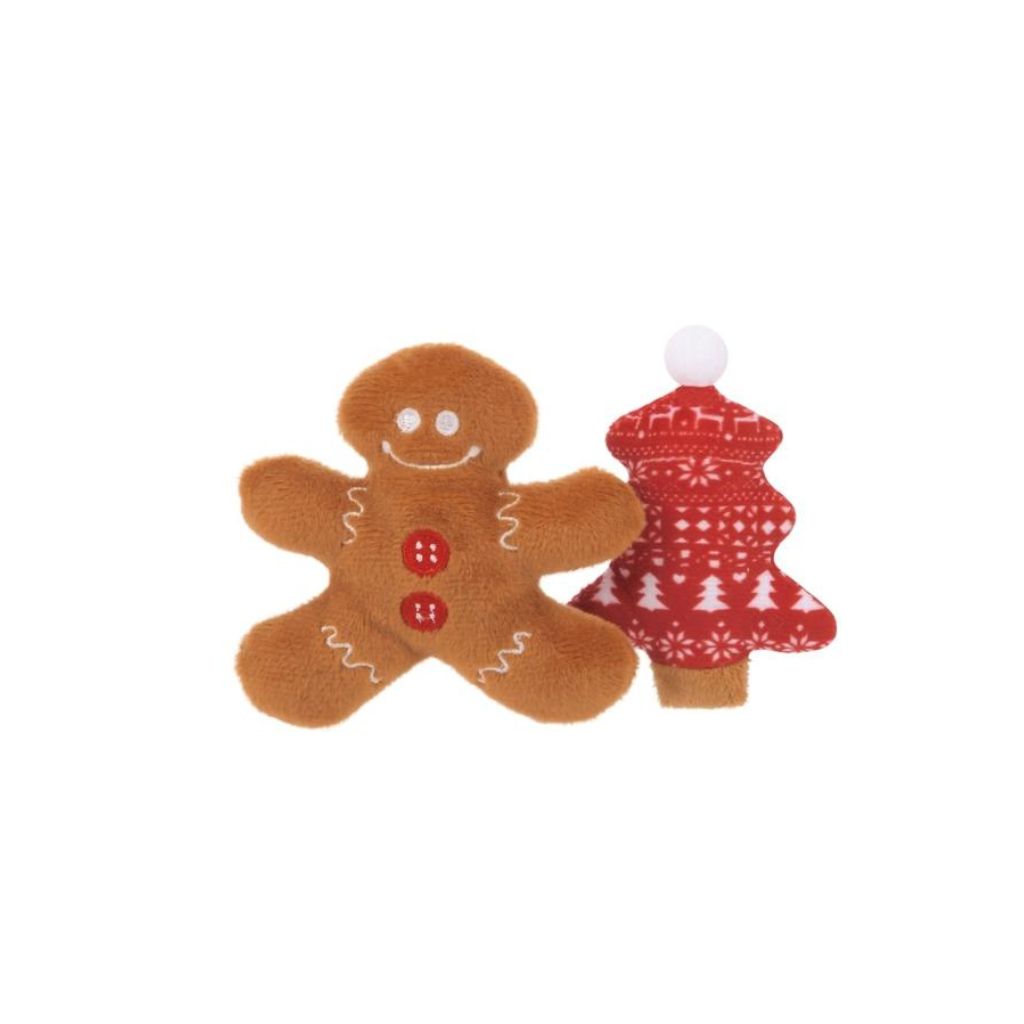 Feline Frenzy Meowy Christmas - Gingerbread Man & Print Tree