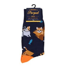 Selini NewYork - Men's Cat in the Box Socks